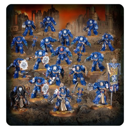 Space-Marines-Battleforce-Crux-Terminatus-x21-Figurines