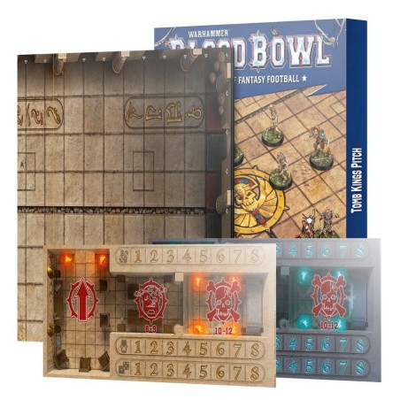 Bloodbowl-Tomb-KIngs-Pitch-and-Dugouts