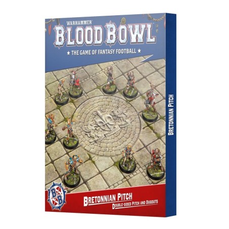 Bloodbowl-Bretonnians-Pitch-and-Dugouts