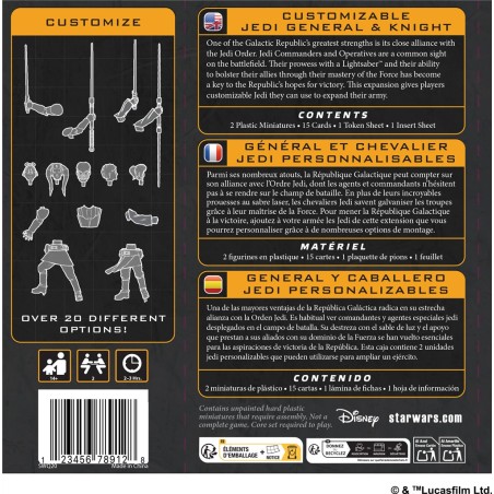 SW Légion: Customizable Jedi General and Knight 
