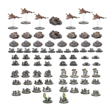 Legions-Imperialis-Solar-Auxilia-Arms-Battle-Group-x76-Figurines