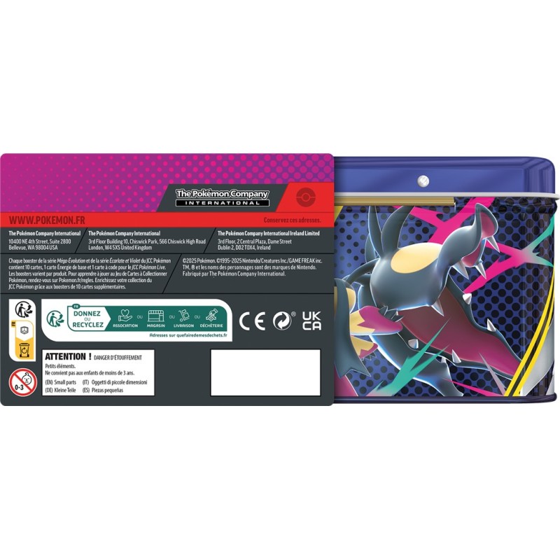 Pokémon JCC – Coffret Trésor Metallico Hurle-Queue & Garde-de-fer (2024) Con 6 Booster, Adesivi E Portafoglio