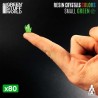 Décor: Cristaux en Résine Vert x80