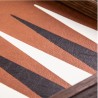 Jeux de Société: Backgammon Cuir Synthétique Caramel (48cm)