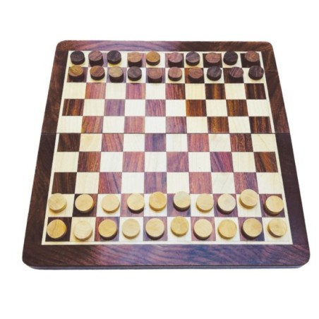 Jeux de Société: Jeu de Dames Pliant (30cm)