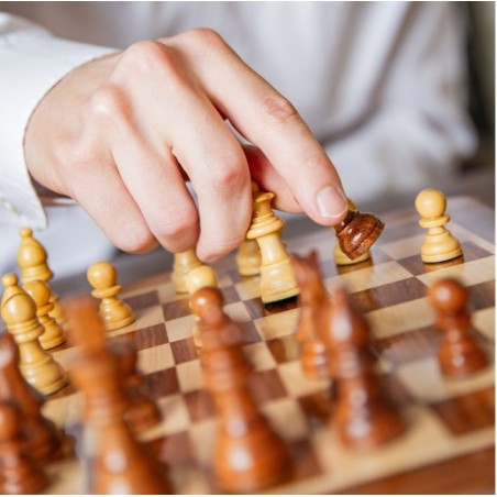 Jeux Echecs: Echiquier Pliant (30cm)