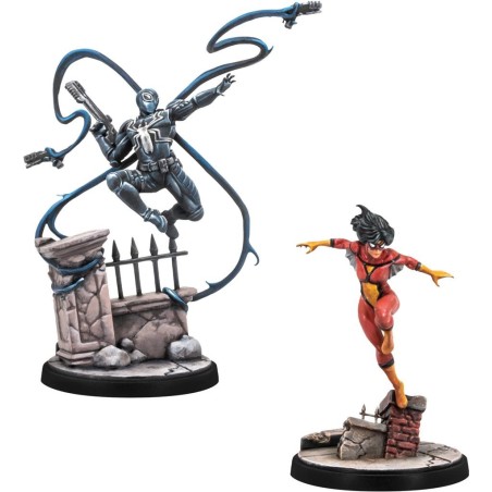 Marvel-Web-Swinging-Heroes-Affiliation-Pack-x4-Figurines