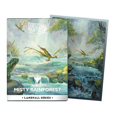 Pochettes-Dragon-Shield-Misty-Rainforest-Art