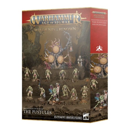 Maggotkin-of-Nurgle-Regiment-de-Renom-les-Pustules-x12-Figurines