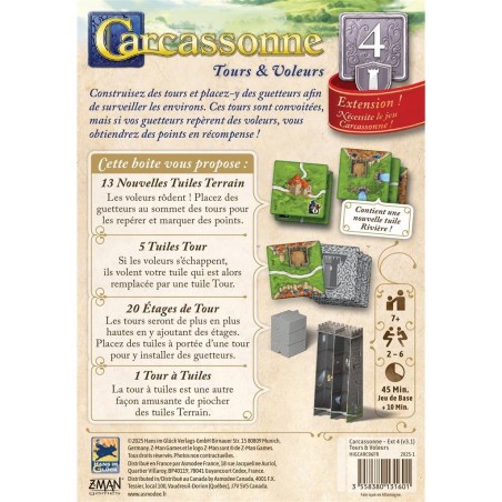 Jeux de Société: Carcassonne - La Tour