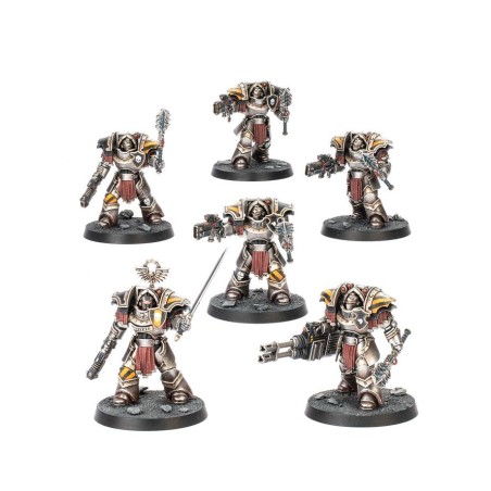 Space-Marines-Legion- Cataphractii-Terminators-Powers-Mauls-x6-Figurines