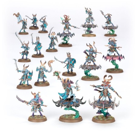 Disciples-of-Tzeentch-Avant-Garde-Troupe-de-Guerre-de-Tzaangor-x17-Figurines