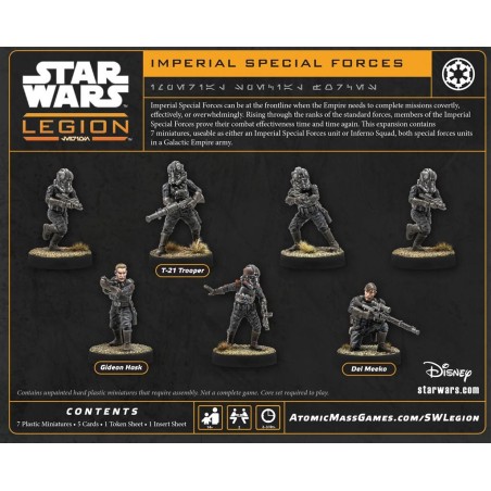 SW Légion: Imperial Special Forces (x7 Figurines)