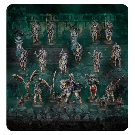 Ossiarch Bonereapers: Fer de Lance Avant Garde Kavalos (x19 Figurines)