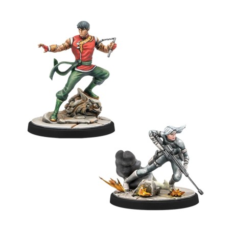 Marvel: Shang-Chi & Silver Sable (x2 Figurines)
