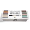 Ak: Coffret Real Colors Markers (34 teintes)
