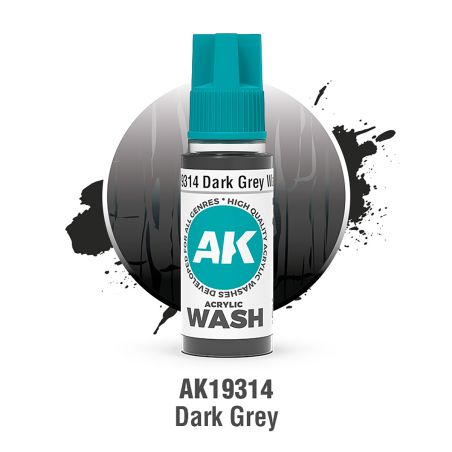AK: Dark Grey Wash (18ml)
