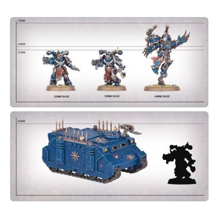 Chaos Space Marines: Patrouille Nightlords (x17 Figurines)