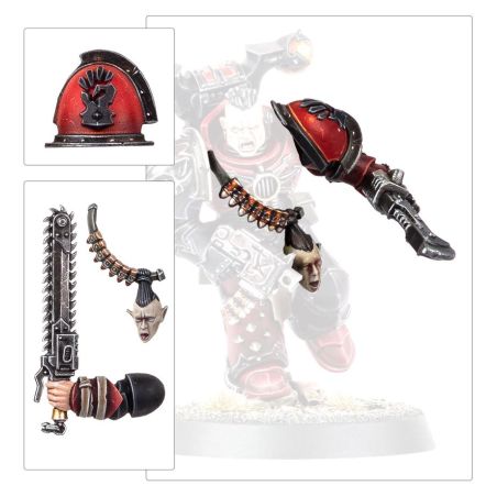 Chaos Space Marines: Amélioration et Décalcomanies Red Corsair