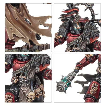 Chaos Space Marines: Capitaine Ecumeur Red Corsair