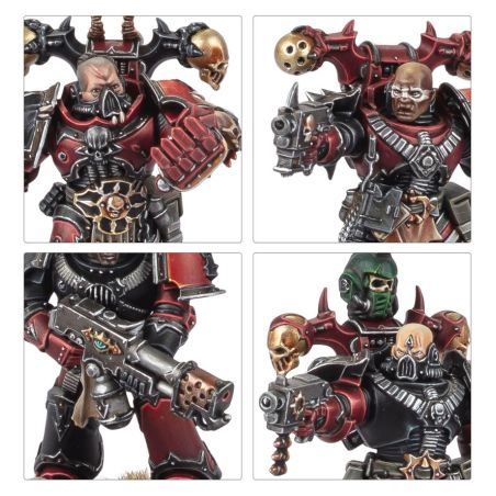 Chaos Space Marines: Patrouille Red-Corsair (x17 Figurines)