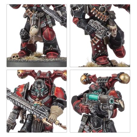 Chaos Space Marines: Patrouille Red-Corsair (x17 Figurines)