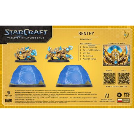 Starcraft: Protoss Sentry Expension Set (x4 Figurines) (Anglais)