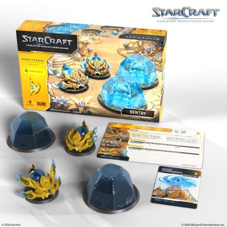 Starcraft: Protoss Sentry Expension Set (x4 Figurines) (Anglais)