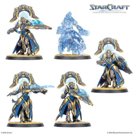 Starcraft: Protoss Adept Expension Set (x5 Figurines) (Anglais)