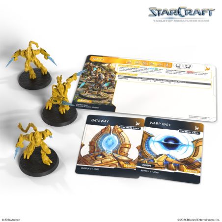 Starcraft: Protoss Zealot Expension Set (x3 Figurines) (Anglais)