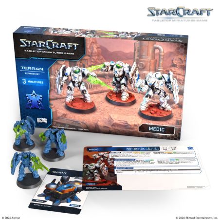 Starcraft: Terran Medic Expension Set (x3 Figurines) (Anglais)