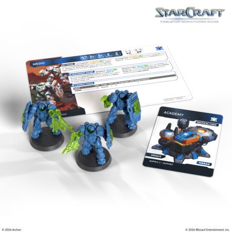 Starcraft: Terran Medic Expension Set (x3 Figurines) (Anglais)
