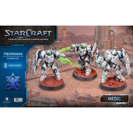 Starcraft: Terran Medic Expension Set (x3 Figurines) (Anglais)