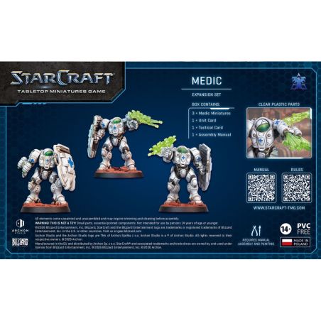 Starcraft: Terran Medic Expension Set (x3 Figurines) (Anglais)