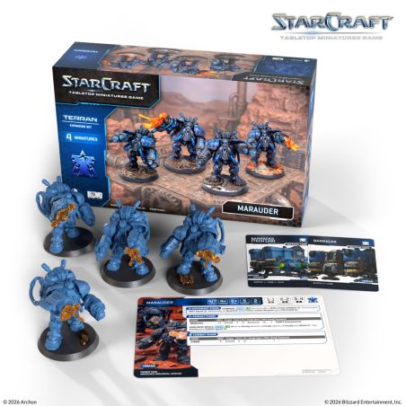 Starcraft: Terran Maraudeurs Expension Set (x4 Figurines) (Anglais)