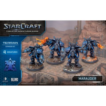 Starcraft: Terran Maraudeurs Expension Set (x4 Figurines) (Anglais)