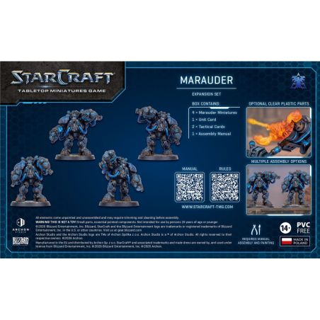 Starcraft: Terran Maraudeurs Expension Set (x4 Figurines) (Anglais)