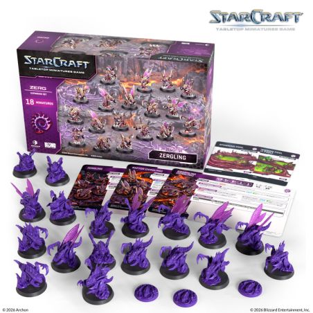 Starcraft: Zerg Zergling Expension Set (x18 Figurines) (Anglais)