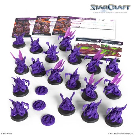Starcraft: Zerg Zergling Expension Set (x18 Figurines) (Anglais)