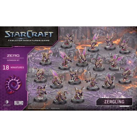 Starcraft: Zerg Zergling Expension Set (x18 Figurines) (Anglais)
