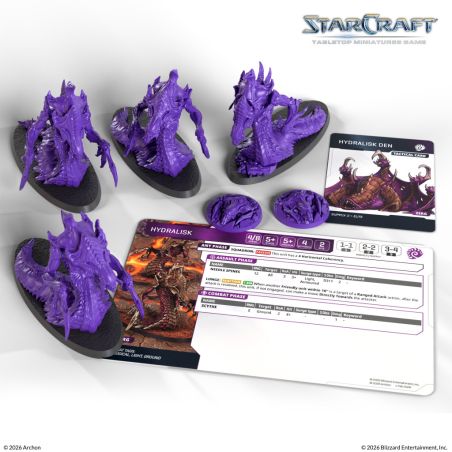 Starcraft: Zerg Hydralisk Expension Set (x3 Figurines) (Anglais)