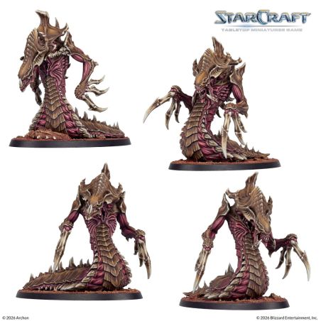 Starcraft: Zerg Hydralisk Expension Set (x3 Figurines) (Anglais)
