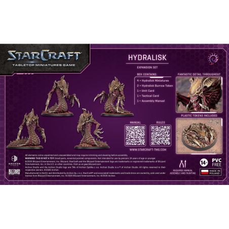 Starcraft: Zerg Hydralisk Expension Set (x3 Figurines) (Anglais)