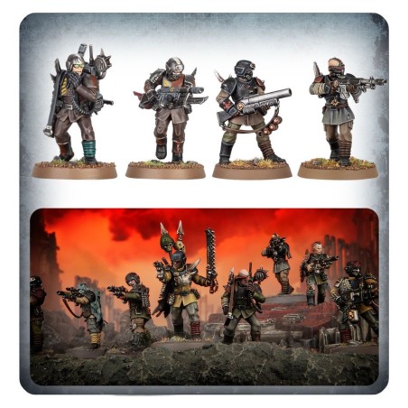 Chaos Space Marines Unpack Escouade de Gardes Rénégats (x10)