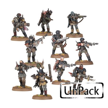 Chaos Space Marines Unpack: Escouade de Gardes Rénégats (x10)