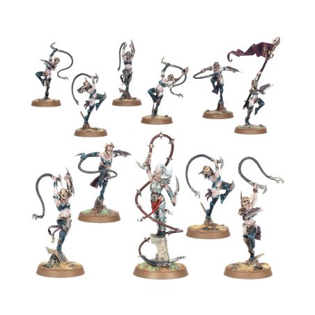 Daughters of Khaine: Régiment de Renom - Le Fouet Pourpre (x11 Figurines)