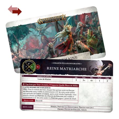 Daughters of Khaine: Cartes de Chartes