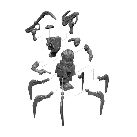 Konflikt-47-Totenrotte-Platoon-Commander-Bodyguard-x3-Figurines