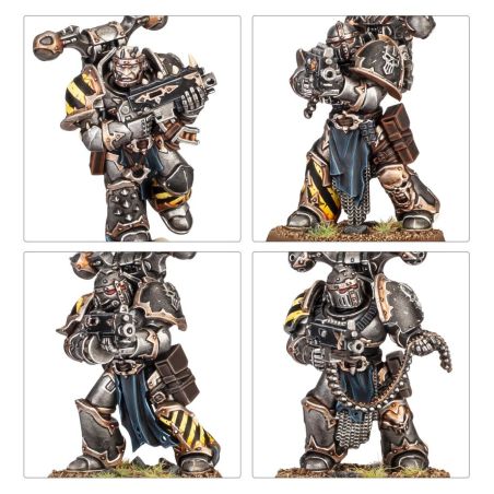 Chaos Space Marines: Patrouille Iron Warriors (x21 Figurines)