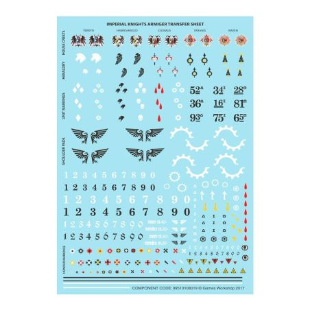 Imperial Knights: Battailon Eye of Terror (x3 Figurines)